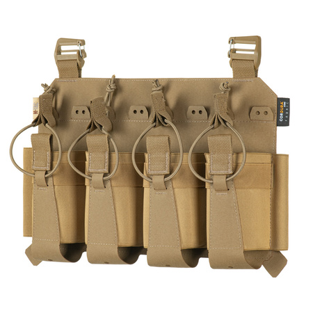 Przedni Panel na Kamizelkę Taktyczną Cuirass QRS na Magazynki  - Coyote