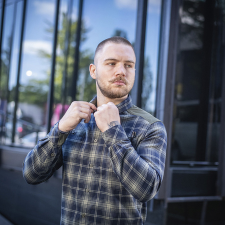 Koszula Redneck Shirt  - Olive/Navy Blue