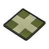 Naszywka Medic Cross Square PVC  - Olive