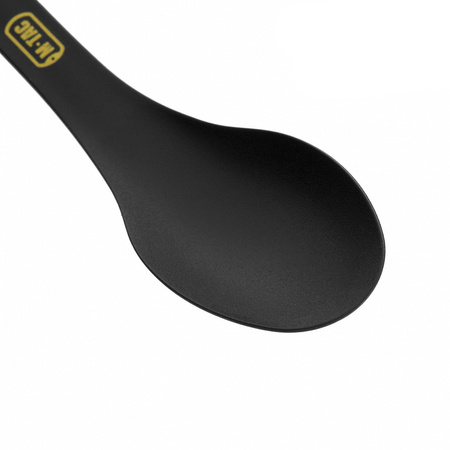 Niezbędnik Turystyczny 3w1 - Łyżkowidelec – Widelec, Łyżka i Nóż  - Black