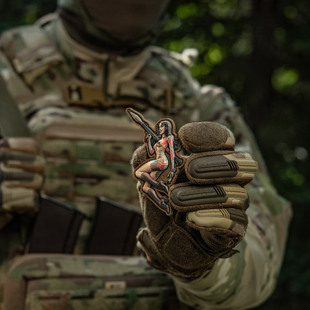 Naszywka Tactical girl #9 RPG PVC  - Color