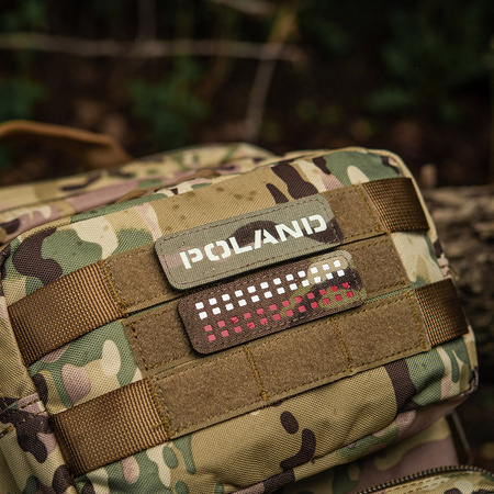 Naszywka Poland 25x80 Laser Cut  - Multicam/GID