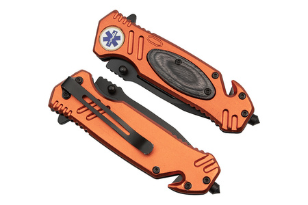 Nóż Ratowniczy BSH ADVENTURE N-380 Sprężynowy