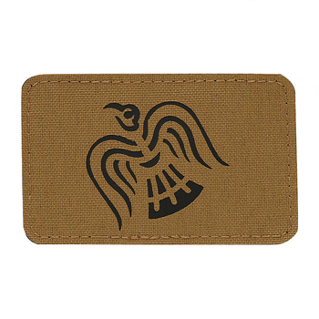 Naszywka Sztandar Wrona Laser Cut - Coyote/Black