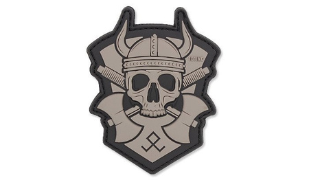 101 Inc. - Naszywka 3D - Viking With Hatchet - Szary