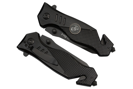 Nóż Ratowniczy BSH ADVENTURE N-386A Sprężynowy