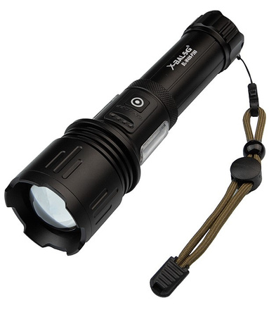 Latarka X-BALOG z 2x Bocznym Światłem BL-W406-P360 L-115 Powerbank