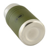 Termos na jedzenie z składaną łyżką ze stali nierdzewnej 750 Ml  - Olive