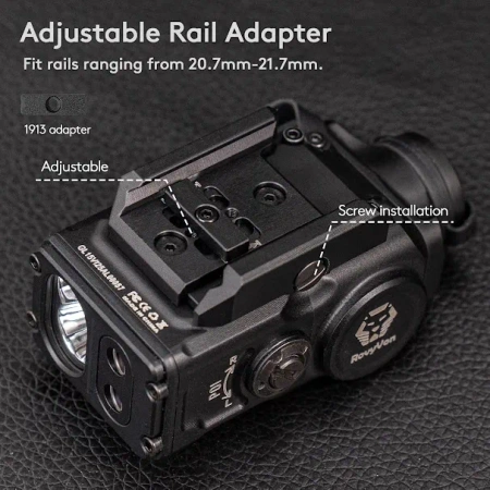 RovyVon GL15 - Światło widoczne i lasery, Black, Crane, Śruba