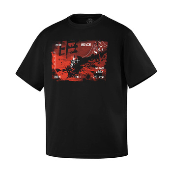 Koszulka One Shot Oversize  - Black