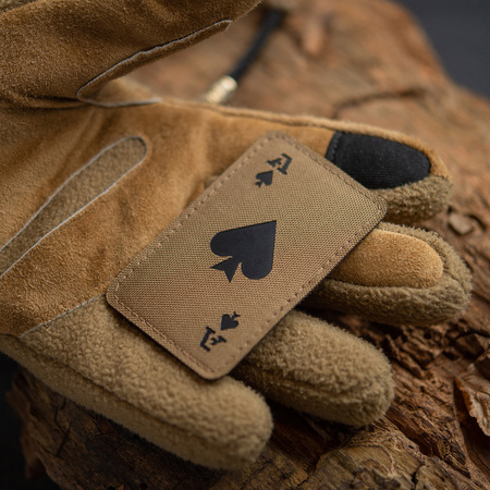 Naszywka Ace of Spades Laser Cut  - Black/Coyote