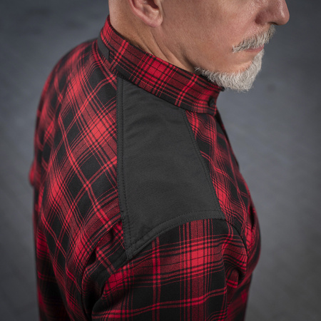 Koszula Redneck Shirt  - Red/Black