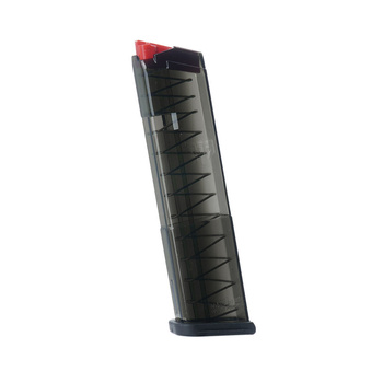 ETS - Magazynek polimerowy do Glock 43 - 9x19 mm - 12 naboi - Carbon Smoke Series - SMK-GLK-43-12