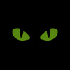 Naszywka Tiger Eyes Laser Cut (para)  - Ranger Green/Yellow