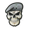 Naszywka Czaszka w Berecie Polska (GROM)  - Grey