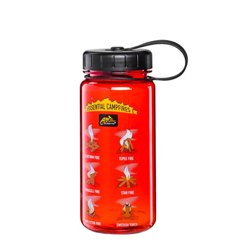 Helikon - Butelka TRITAN™ BOTTLE Wide Mouth - Ogniska - 550 ml - Czerwona/Czarna - HY-WC5-TT-2501A