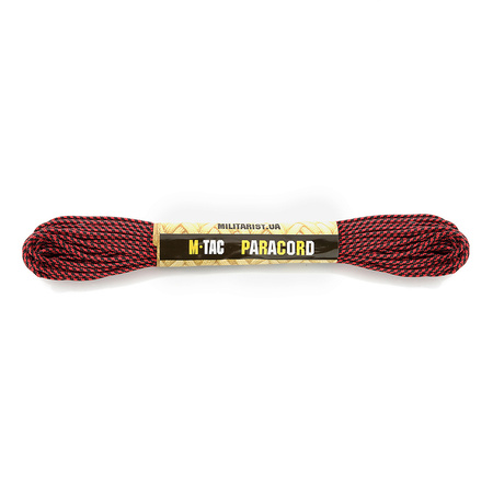 M-Tac paracord Minicord 15m  - Black/Red
