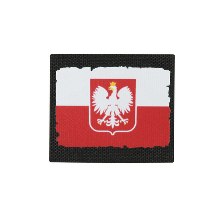 MOLLE Patch Flaga Polska  - Black