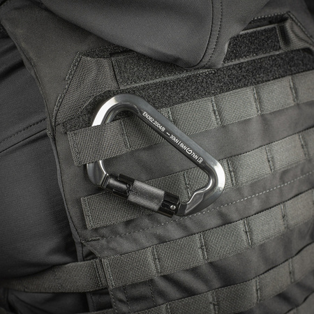 M-Tac Karabińczyk 10 cm z Sprzęgającym Key Lock  - Grey