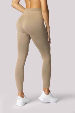 Legginsy termoaktywne ALPHA, damskie - Sand