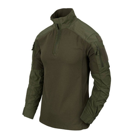 Helikon - Bluza MCDU Combat Shirt® - NyCo Ripstop - Olive Green - BL-MCD-NR-02