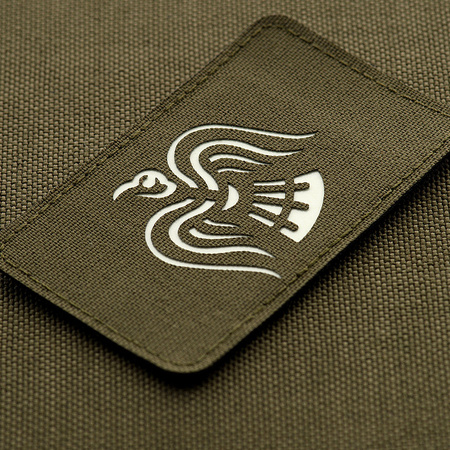 Naszywka Sztandar Wrona Laser Cut  - Ranger Green/GID