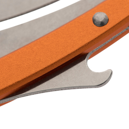 Sztućce - Niezbędnik Składany Kempingowy, Turystyczny - Stal 420  - Orange