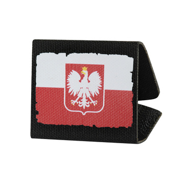 MOLLE Patch Flaga Polska - Black