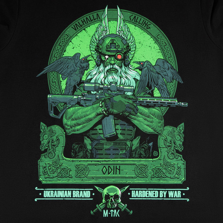 M-Tac Koszulka Odin Night Vision  - Black/Green