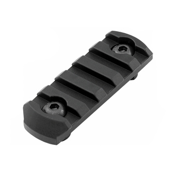 MFT - Szyna Picatinny Tekko z montażem M-LOK - 2 3/8'' - 5 slotów - Czarna - TMMLR5
