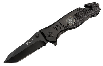 Nóż Ratowniczy BSH ADVENTURE N-386A Sprężynowy