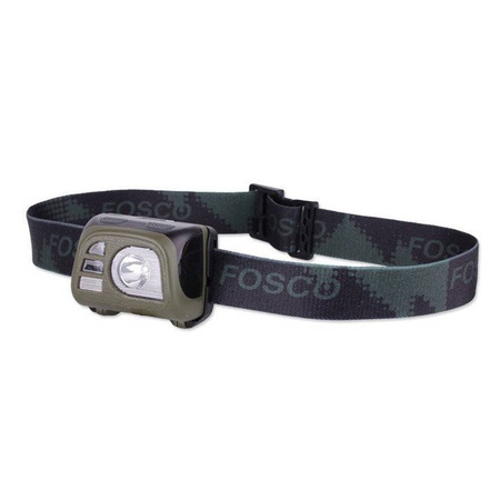 FOSCO - Latarka czołowa Tactical Headlamp - 140 lumenów - Zielony OD