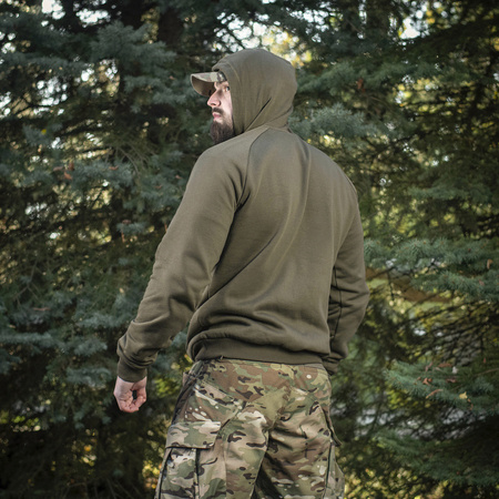 Bluza Hoodie Cotton Raglan Hard  - Dark Olive