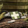 Naszywka Medic Cross Square PVC  - Olive