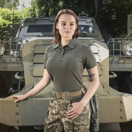 M-Tac Koszulka Polo Taktyczna 65/35 Lady  - Army Olive