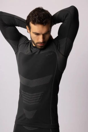 Koszulka termoaktywna THERMO-EVO, rękaw długi, męska - Grey / Light Grey