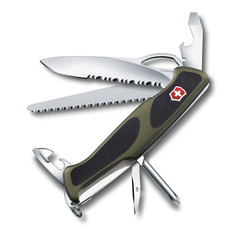 Victorinox - Scyzoryk Ranger Grip 178 - Zielony / Czarny - 0.9663.MWC4