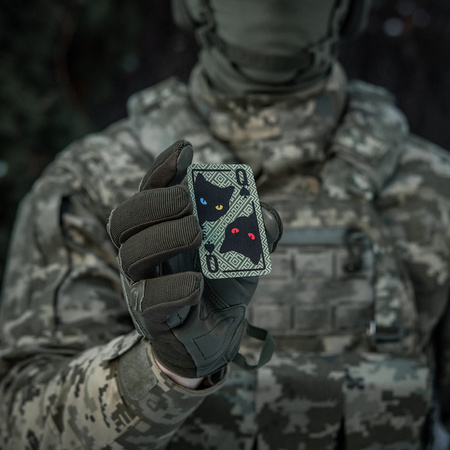 Naszywka Queen of Spades (Ornament)  - Olive