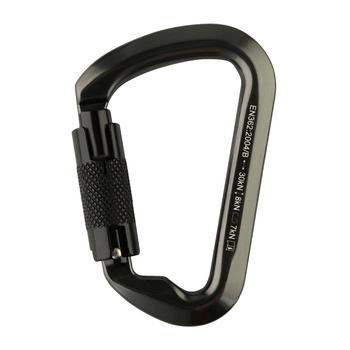 M-Tac Karabińczyk 10 cm z Sprzęgającym Key Lock - Grey