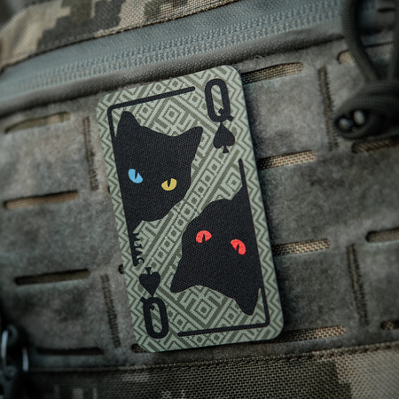 Naszywka Queen of Spades (Ornament)  - Olive