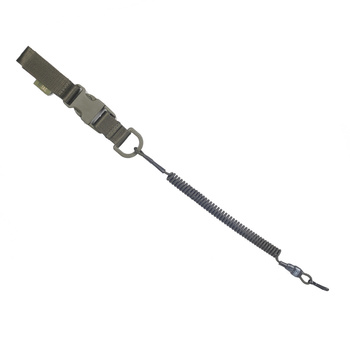 Smycz-Retraktor Lite Lite Do Karabinu Z D-Ringiem I Klamra Fastex  - Olive