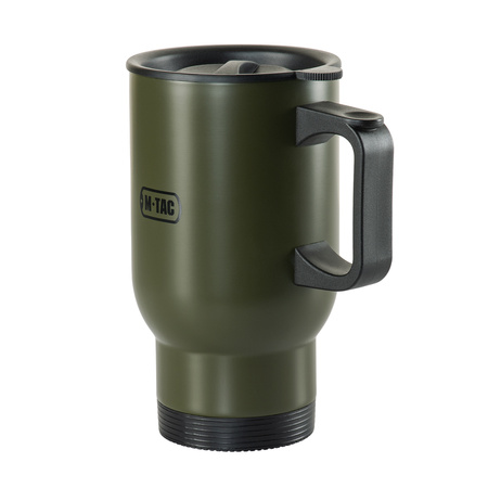 Kubek termiczny z pokrywą 450 Ml  - Olive