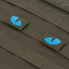 Naszywka Tiger Eyes Laser Cut (para)  - Ranger Green/Blue