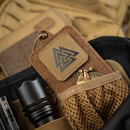 Naszywka Valknut Laser Cut  - Coyote/Black