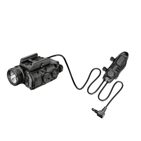 RovyVon GL4 Pro 4-in-1 (Latarka + Laser Zielony + IR), Black, Dzwignia QD