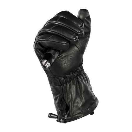 M-Tac rekawice Zimowe Skorzane  - Black