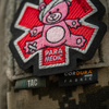 Naszywka Paramedic Miś (Haftowana)  - Pink/Black