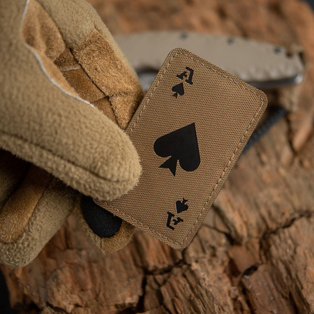Naszywka Ace of Spades Laser Cut  - Black/Coyote