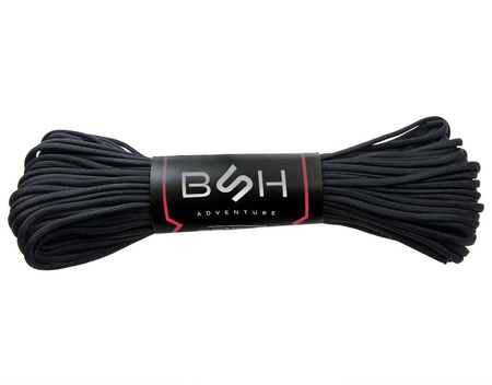 Linka Paracord BSH ADVENTURE Czarna BR-005B