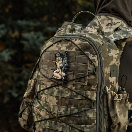 Naszywka Tactical Girl #5 PVC  - Olive